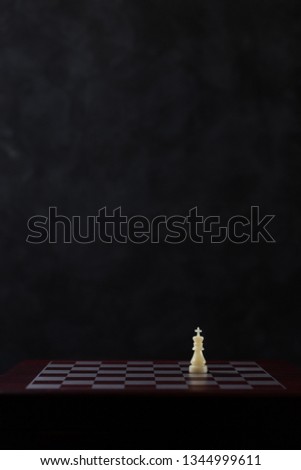 the king on the chessboard