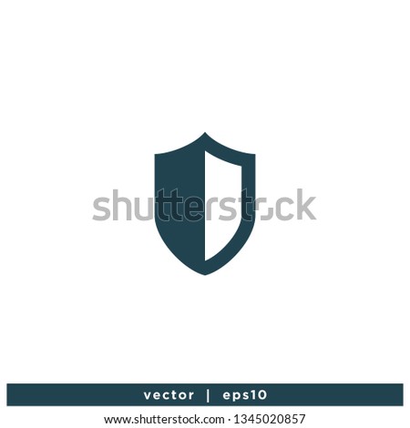 Shield icon security symbol 
