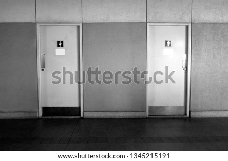 Door of toilet