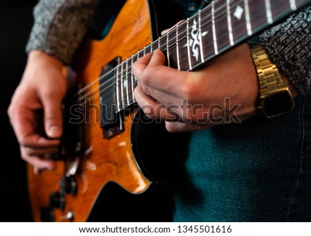 guitar man string bending
