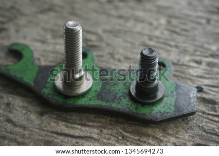 iron motorcycle screw