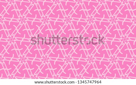 Vector Seamless illustration with curved line. Modern pattern in triangles style. For modern interior design, fashion print
