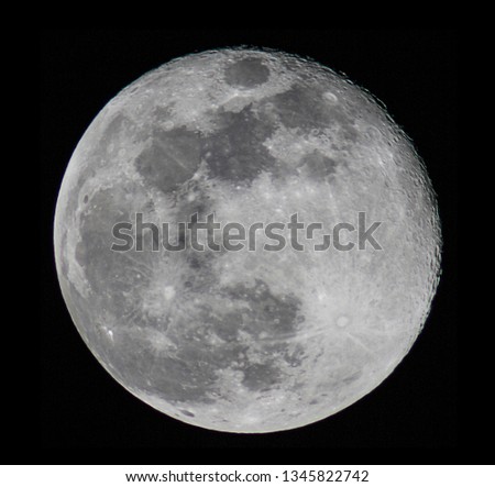 Detailed image of full Moon 3-21-2019