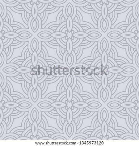 Abstract Repeat Backdrop With Lace Ornament. Seamless Design For Prints, Textile, Decor, Fabric. Super Vector Pattern