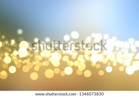 Background golden blurred bokeh