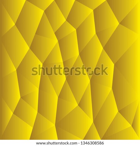 Abstract gold color pattern of geometric shapes, Geometric triangular background, vector