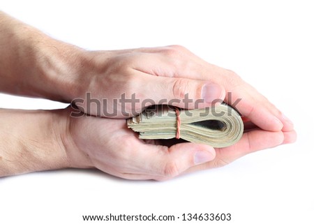  dollars isolated on white background