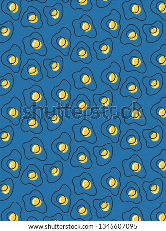 sunny side up pattern vector background