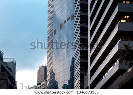Modern Office Buildings in Hong Kong