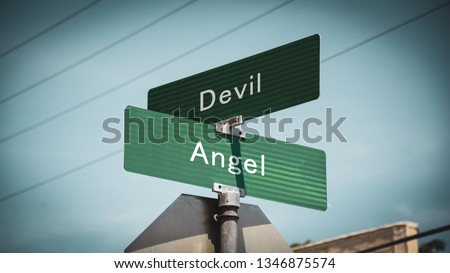 Street Sign to Angel