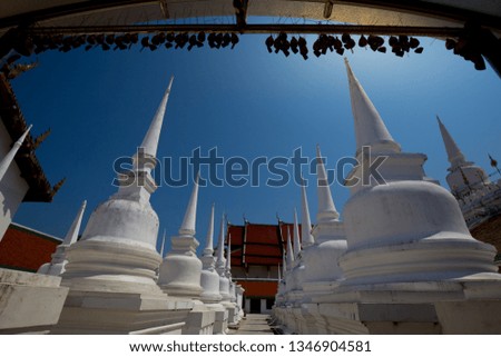 ฺ้Buddha in the temple with calm in Thailand