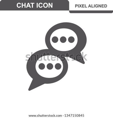 Communication. Chat Icons. Editable Stroke. Pixel Perfect. - Vector