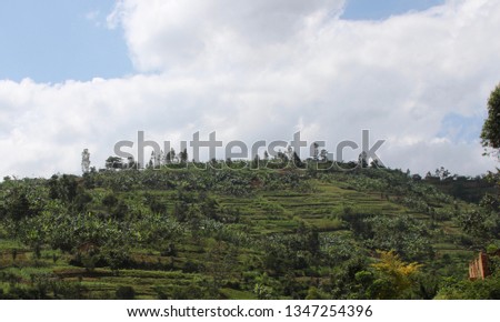 Landscape Rwanda, Africa