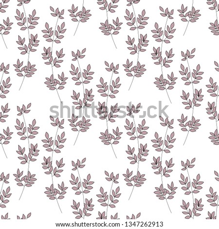 Texture with flowers and plants. Floral ornament. Original  pattern.