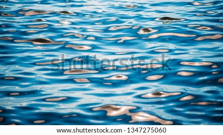 Sea water texture, close-up. Baltic sea, Latvia