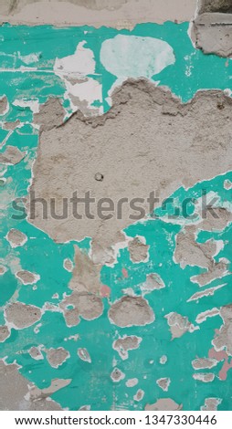 Cracked Weathered Paint Peeling Wall Background