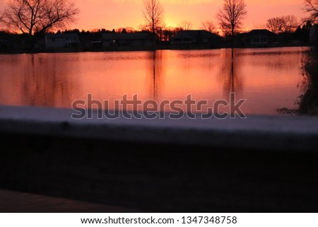 Sunrise on a Lake