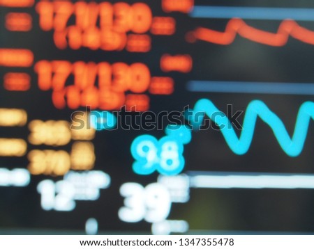 vital signs monitor for background