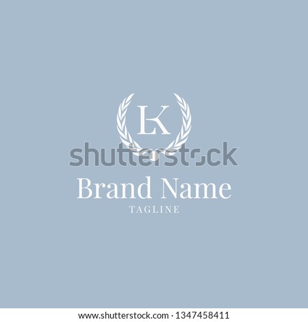 Wheat LK logo elegance skyblue
