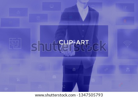 CLIP-ART - technology and business concept