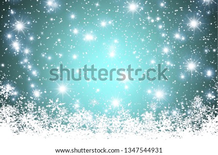 Winter abstract background. Christmas background with snowflakes. Snowflakes background.