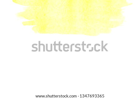 Border of abstract watercolor art hand paint isolated on white background. Watercolor background.