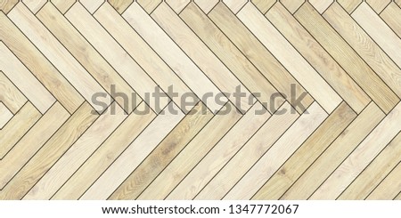 Seamless wood parquet texture (horizontal herringbone light)