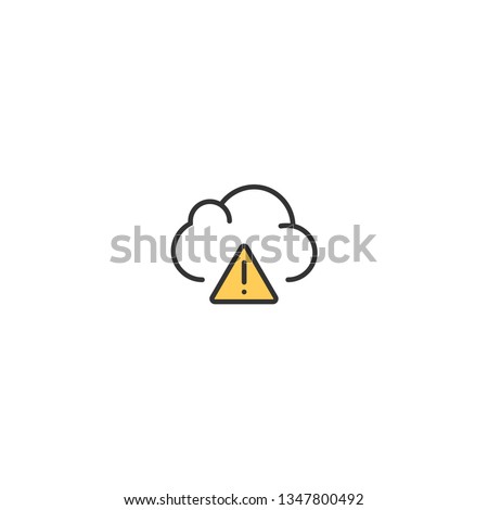 Cloud Computing icon design. Interaction icon vector illustration