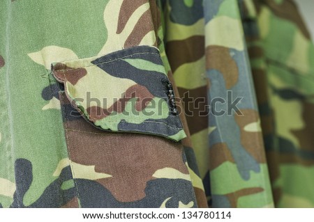 Military uniform fabric
