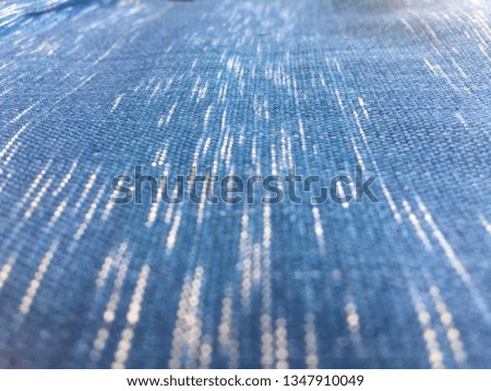 Blue patterned white cloth As a background image