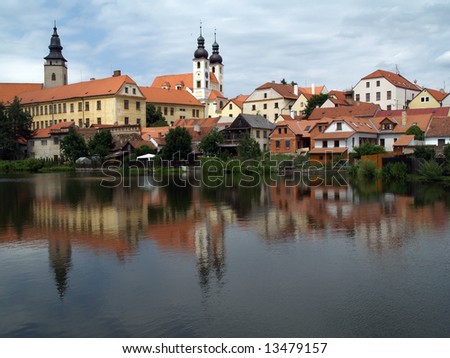 Mirror in the water I - Telc, Czech Republic