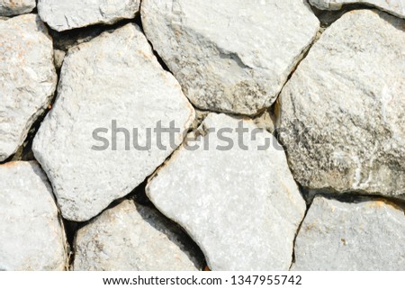 Antique old cracked stone wall retro background