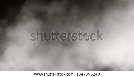 Coloar and  Black and White Fog Stock image