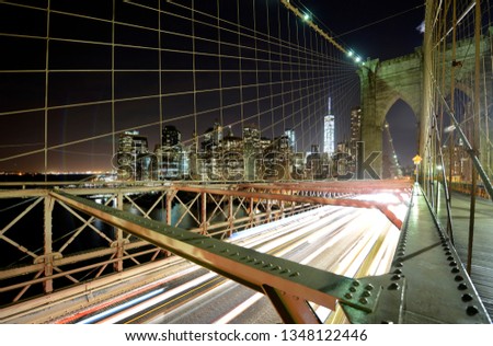

panoramic manhattan taken from the brooklyn bridge