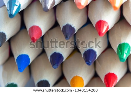 Coloured pencils. Best colored pencil sets for coloring book enthusiasts and professional artists. Coloured pencils background. 