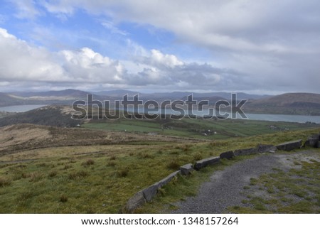 Beautiful landscape in Ireland.