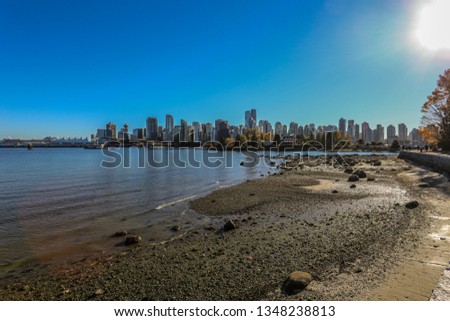 Stanley Park, Seawall and Downtown Vancouver