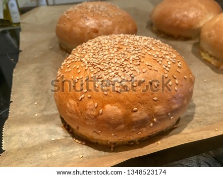 buns with sesame seeds