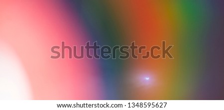 Colorful abstract background. Rainbow on CD with solar eclipse