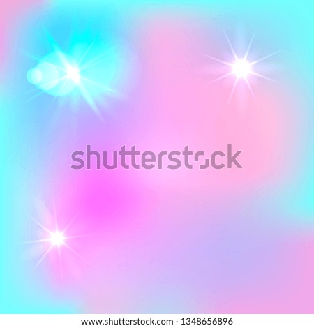 Magic Farytale Background, Cute Backdrop, Light Blue and Pink Shining Colors.