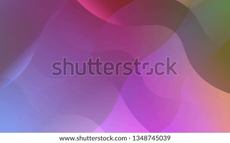 Abstract Shiny Waves. Design For Your Header Page, Ad, Poster, Banner. Vector Illustration with Color Gradient