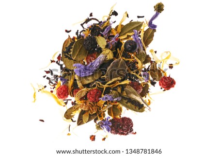 Black tea with Rowan berries, red currant, BlackBerry, calendula, cowberry leaf