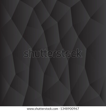 Abstract black color pattern of geometric shapes, Geometric triangular background, vector