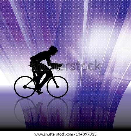 Bicycle. Vector