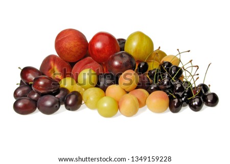 Pome and stone fruit Royalty-Free Stock Photo #1349159228