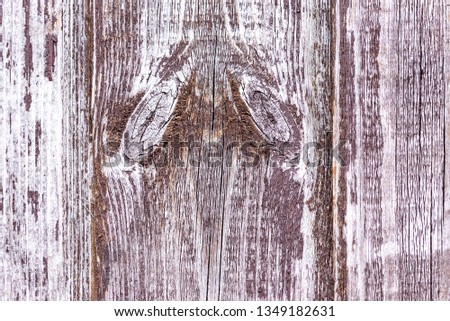 Rustic plank brown old bark wood textured photo. Abstract background Image. Toned retro photo. Copy space.