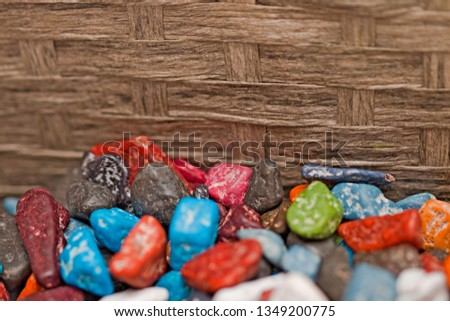 candy pebble, colorful candy to eat