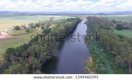 Pioneer River near Mirani in Mackay, North Queensland Australia