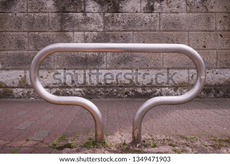 A barrier on the street