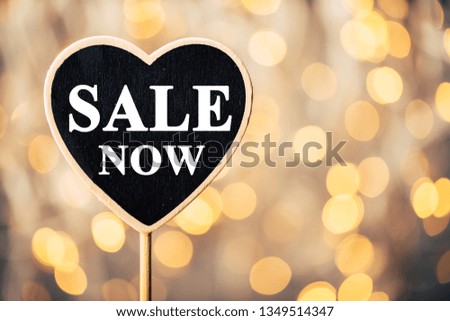 Sale Now On business concept sign isolated.